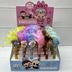 36支）外贸网红文具卡皮巴拉炸毛按动笔capybara卡通笔新款高颜值文具笔