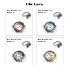 chiikawa 7 动漫周边宝石戒指