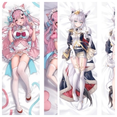 2 Styles 2 Sizes Vtuber Cartoon Sexy Girls Square Anime Pillow Case