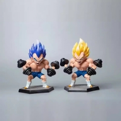 2 Styles 17CM Dragon Ball Z Vegeta IV Anime PVC Figure Toy