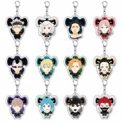 12 Styles Black Clover Cartoon Anime Acrylic Keychain