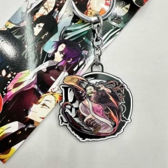 2 Styles Demon Slayer: Kimetsu no Yaiba Cartoon Anime Alloy Keychain