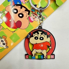 2 Styles Crayon Shin-chan Cartoon Anime Alloy Keychain