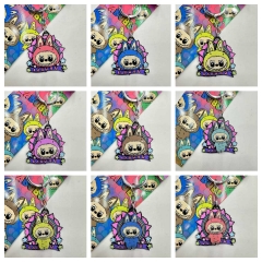 12 Styles POP MART Labubu Cartoon Anime Alloy Keychain