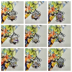 11 Styles One Piece Cartoon Anime Alloy Keychain