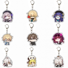 35 Styles Honkai: Star Rail Cartoon Anime Acrylic Keychain