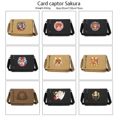 9 Styles Card Captor Sakura Cartoon Canvas Shoulder Bag Anime Crossbody Bag