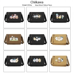 9 Styles Chiikawa Cartoon Canvas Shoulder Bag Anime Crossbody Bag