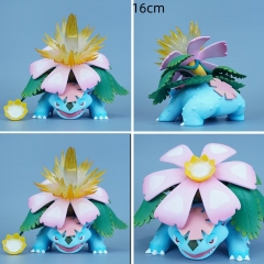 16CM Pokemon Venusaur Cartoon Anime PVC Figure Toy Doll