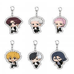 6 Styles Wind Breaker Cartoon Anime Acrylic Keychain
