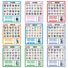 50 Styles 24pcs Jujutsu Kaisen Love and Deepspace Cartoon Anime Card