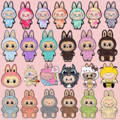 25 Styles POP MART Labubu Cartoon Pin Anime Alloy Brooch