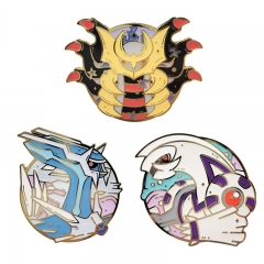 6 Styles Pokemon Cartoon Pin Anime Alloy Brooch