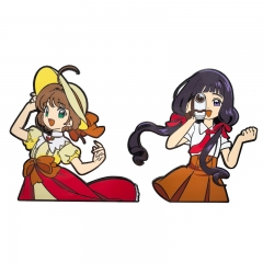 魔卡少女樱金属徽章 百变小樱与知世胸针动漫二次元别针pins