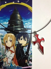 2 Styles Sword Art Online | SAO Cartoon Anime Alloy Keychain/Necklace