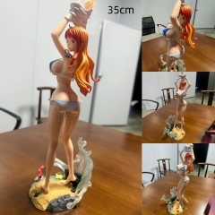 35CM海贼王手办 卡通动漫周边泳装娜美彩盒 30/箱