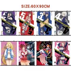 60*90cm 15 Styles ZOMBIE LAND SAGA Cartoon Wallscrolls Waterproof Anime Wall Scroll