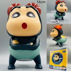 ( With Light) 16cm Crayon Shin-chan Cartoon Anime PVC Figures