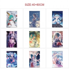 初音未来-10款 动漫40x60挂画有挂绳
