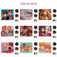 20*24cm 17 Styles 5pcs/set Toilet-Bound Hanako-kun Cartoon Anime Mouse Pad