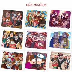 25*30cm 10 Styles Gravity Falls Cartoon Anime Mouse Pad