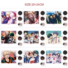 20*24cm 23 Styles 5pcs/set My Hero Academia Cartoon Anime Mouse Pad