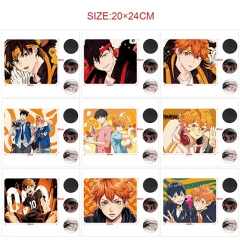 20*24cm 10 Styles 5pcs/set Haikyuu Cartoon Anime Mouse Pad