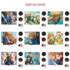 20*24cm 12 Styles 5pcs/set The Legend Of Zelda Cartoon Anime Mouse Pad