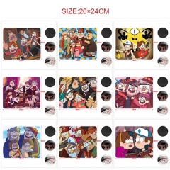 20*24cm 10 Styles 5pcs/set Gravity Falls Cartoon Anime Mouse Pad