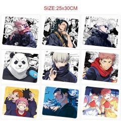25*30cm 17 Styles Jujutsu Kaisen Cartoon Anime Mouse Pad