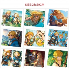 25*30cm 12 Styles The Legend Of Zelda Cartoon Anime Mouse Pad