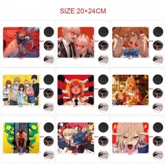 20*24cm 14 Styles 5pcs/set Chainsaw Man Cartoon Anime Mouse Pad