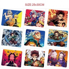 25*30cm 15 Styles Demon Slayer: Kimetsu no Yaiba Cartoon Anime Mouse Pad