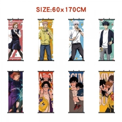 60*170cm 10 Styles Jujutsu Kaisen Cartoon Wallscrolls Waterproof Anime Wall Scroll