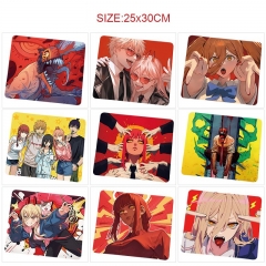 25*30cm 14 Styles Chainsaw Man Cartoon Anime Mouse Pad