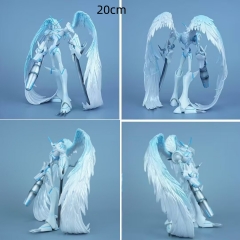 20cm Digimon Adventure Omegamon Merciful Mode Cartoon Anime PVC Figure Toy Doll