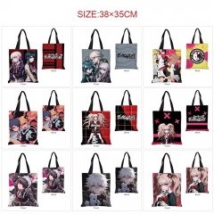 11 Styles Danganronpa: Trigger Happy Havoc Cartoon Pattern Anime Canvas Shopping Bag