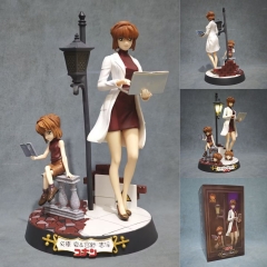( With Light) 26cm Detective Conan Miyano Shiho Anita Hailey Cartoon Anime PVC Figure