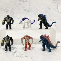 6 Styles King Kong vs. Godzilla Cartoon Anime PVC Figure