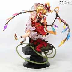 22.4cm Touhou Project Flandre Scarlet Cartoon Anime PVC Figure