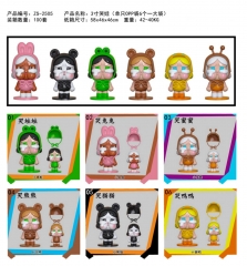 6pcs/set Crybaby Cartoon Anime PVC Figures（opp bag package ）