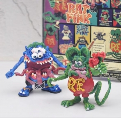 2 Styles Tales of the Rat Fink Cartoon Anime PVC Figure