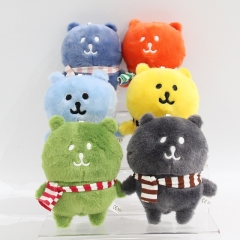 6 Styles 13*9*6CM Joke Bear Cartoon Anime Plush Toy Pendent