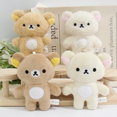 4 Styles 13*9*5CM Rilakkuma Cartoon Anime Plush Toy Pendant