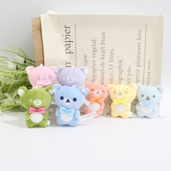 7 Styles 9*6*4CM Rilakkuma Cartoon Anime Plush Toy Pendent