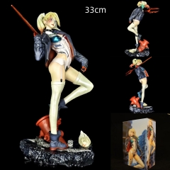 33cm Suicide Squad Harley Quinn cos EVA Asuka Langley Soryu Cartoon Anime PVC Figure