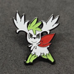 宠物小精灵草刺猬动漫胸针梦幻精灵金属徽章可爱卡通装饰别针