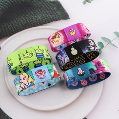 5 Styles Snow White Cartoon Anime Stretch Bracelets Bangles