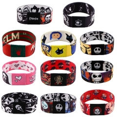 10 Styles The Nightmare Before Christmas Cartoon Anime Stretch Bracelets Bangles