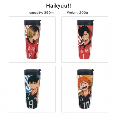 排球少年12 动漫双层隔热随手杯水壶水杯